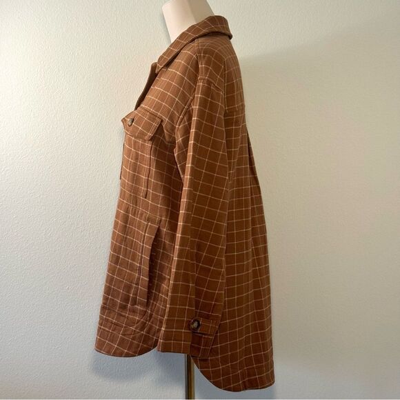 NWT Madewell Waffleback Branner Shirt Jacket in Windowpane Women’s Size XS - Picture 12 of 14